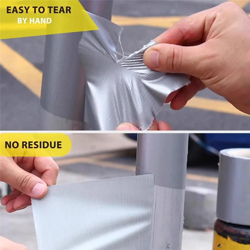 Fita adesiva à prova d'água resistente em massa, 3 pacotes, 22 jardas x 1.88 tamanhos, sem resíduos para reparos ao ar livre para uso doméstico, projetos diy