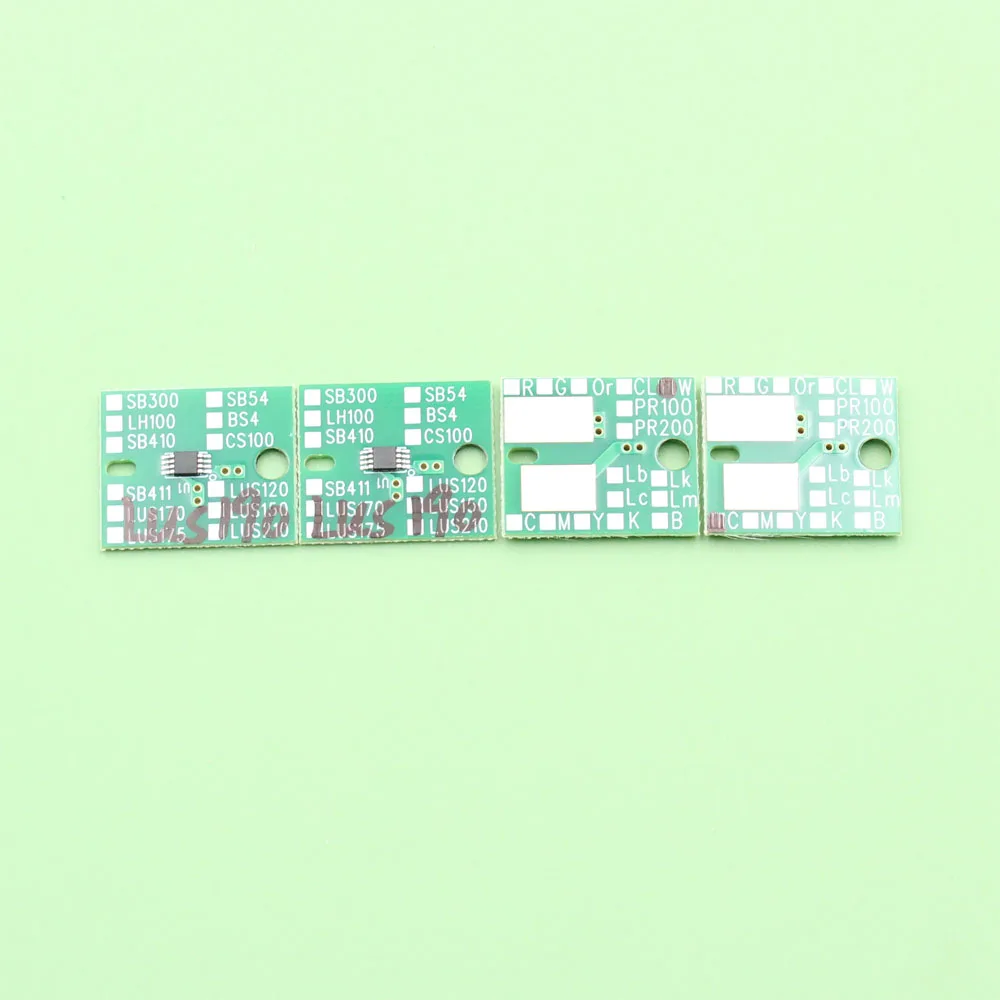 6Colros 1000ml/pc LUS 190 Chip LUS190 Chip for Mimaki UJV100-160 printer C M Y K W CL
