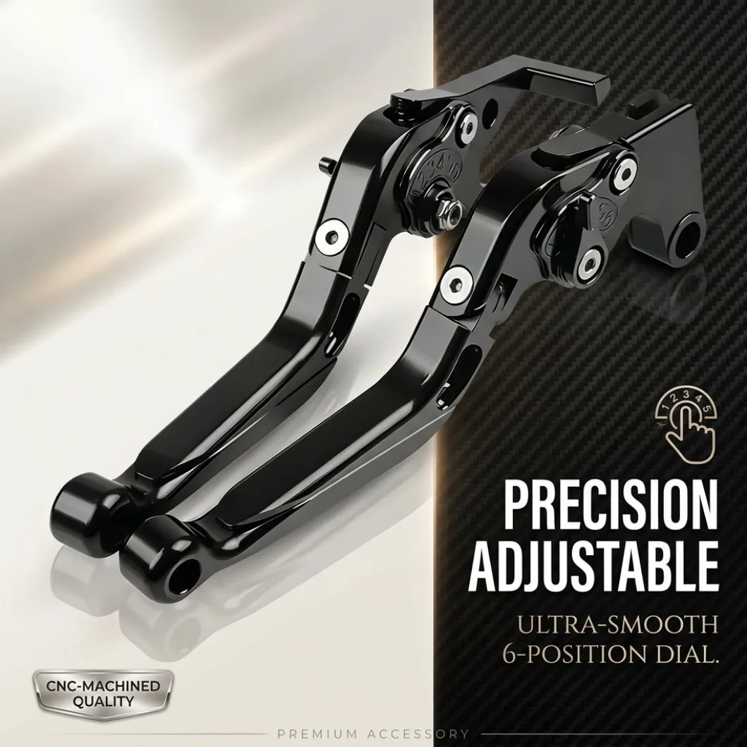 Suitable for Moto Guzzi V7 Classic 2008-2019, motorcycle handlebars, brake clutch levers, folding anti fall brake levers