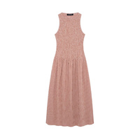 Women's Dresses Spring 2025 New Check Midi Dress Ladylike Retro Pastoral Gentle Temperament Party Outing