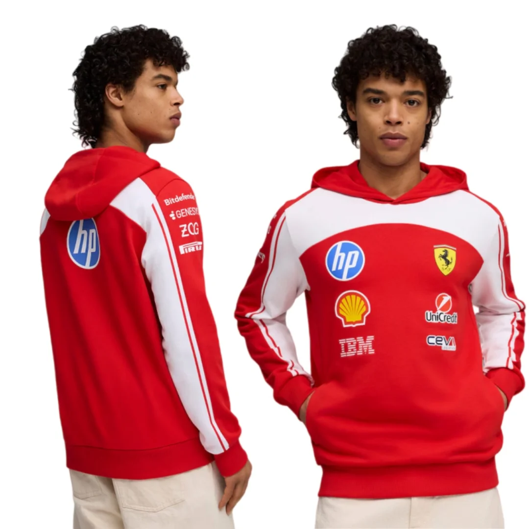 2026F1 Ferrari Team Hoodie Leclerc Same Hoodie, Essential for Racing Fans