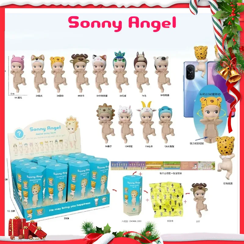 Sonny Angel Liggende Mooie Engel Pop Bureauornament Kleine Engel Pop Landschap Ornament Dierenhoed Ontwerp Kerstcadeaus