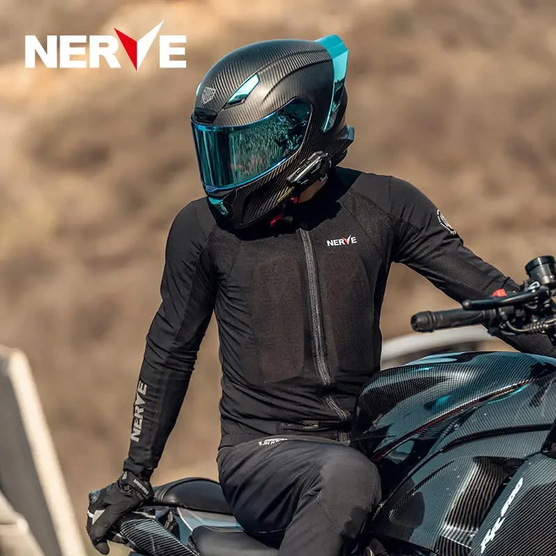 

NERVE Motorcycle Jacket Soft Armor Motocross Body Armor Summer Mesh Breathable Motobiker Jacket Man Women's Riding Clothing Suit