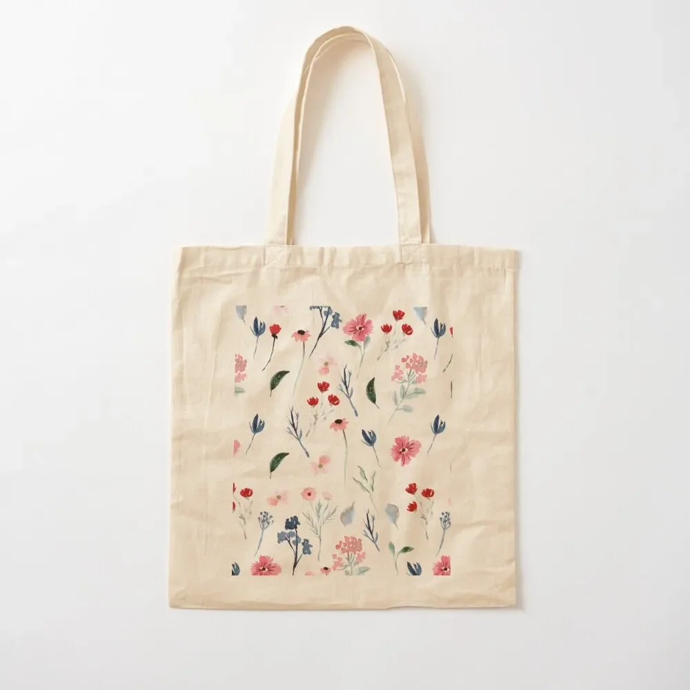 

wild flowers Tote Bag Women's shopper custom canvas bag Handbags shopping bag