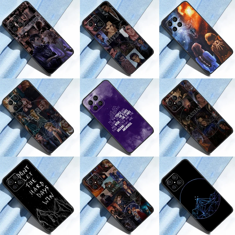 A Court of Mist Fury Sarah J Maas For Honor X8 X7 X9 50 Case For Huawei P30 Lite P20 P40 P50 Pro P Smart 2021 Nova 5T Cover