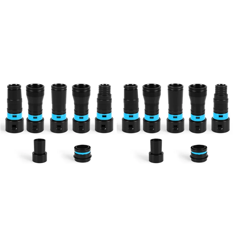 

2X расширенный набор адаптеров для электроинструментов с быстрым щелчком для сбора пыли, электроинструментов для деревообработки, пескателей и магазинов пылесосов