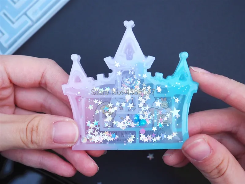 Magic shaker molds Maze Jewelry molds Oil Syringe Craft Tool UV resin Keychain Jewelry Accessories Jewelry Tools