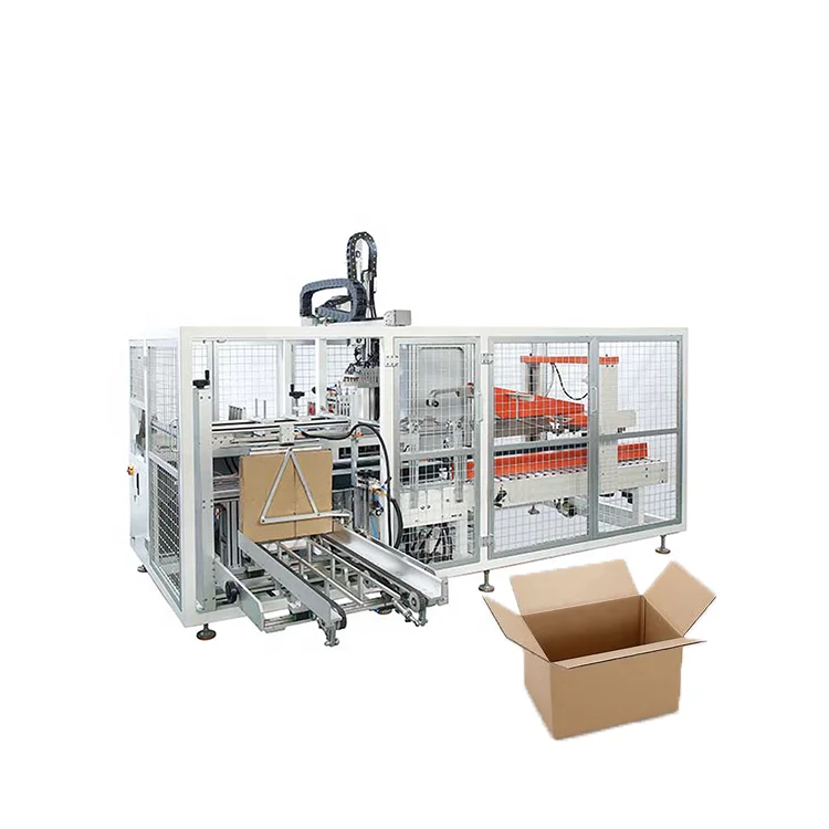 Automatic Folding Box Machine High-speed Unpacking Machine Can Be Supporting the Assembly Line E-commerce Express Baler