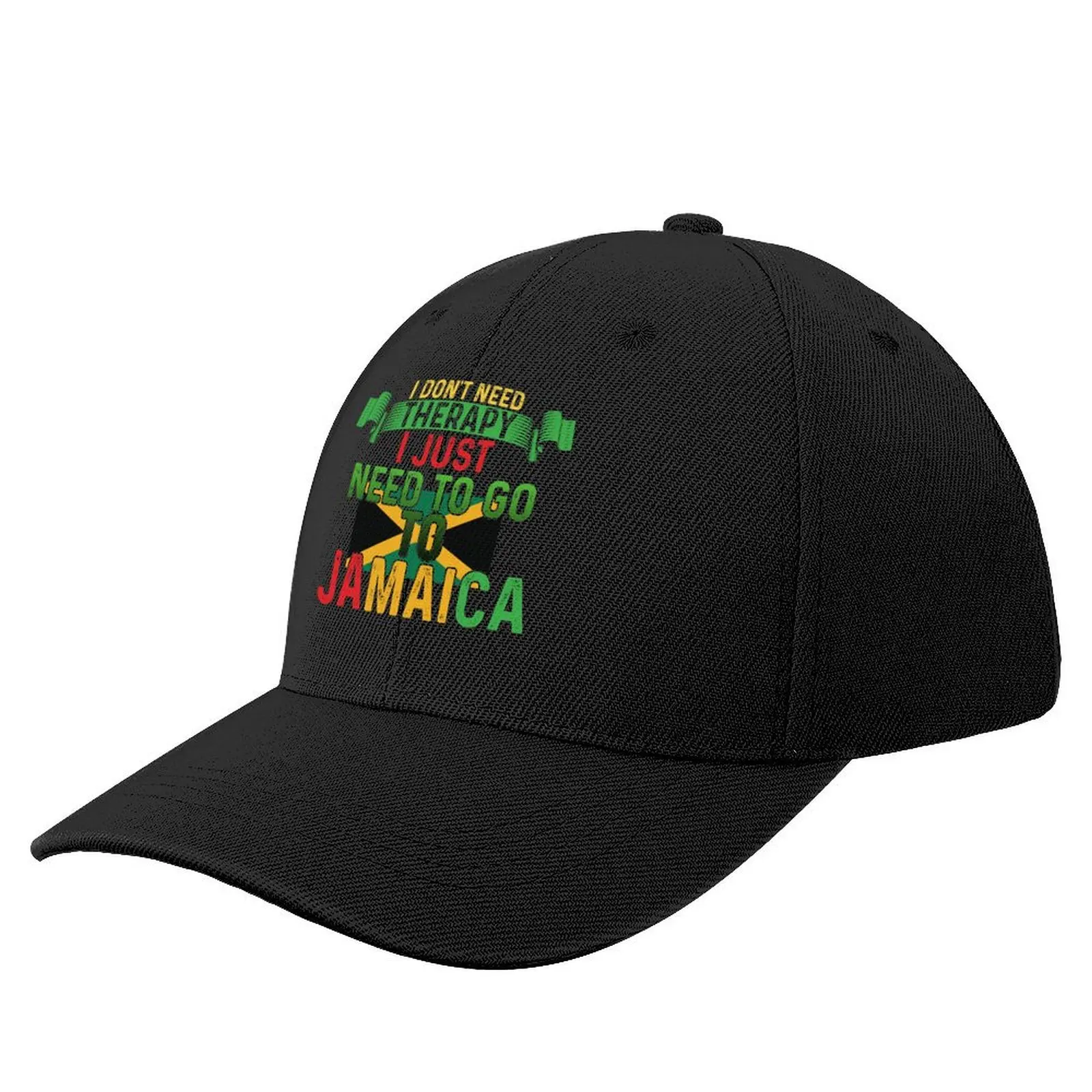 

I DON'T NEED THERAPY I JUST NEED TO GO TO JAMAICA Baseball Cap Sunhat Luxury Hat fishing hat Men Women's