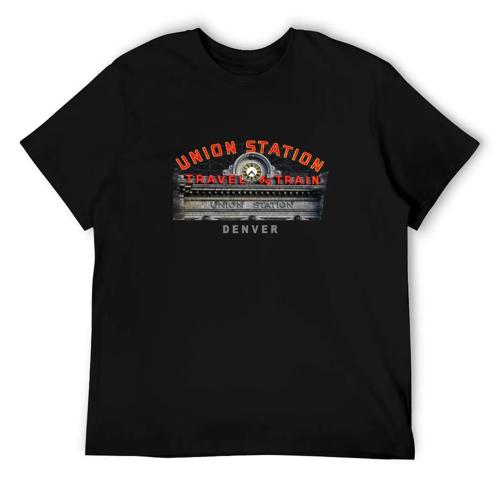 

Union Station Denver Colorado T-Shirt man t shirts for men casual g man t shirts for men T-Shirt