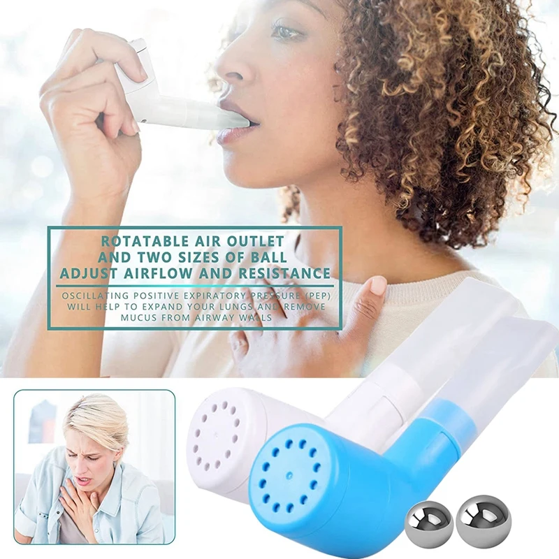 Hot Mucus Removal Device Lung Expander Breathing Exercise Respiratory Muscle Trainer Phlegm Remover Clear Relife