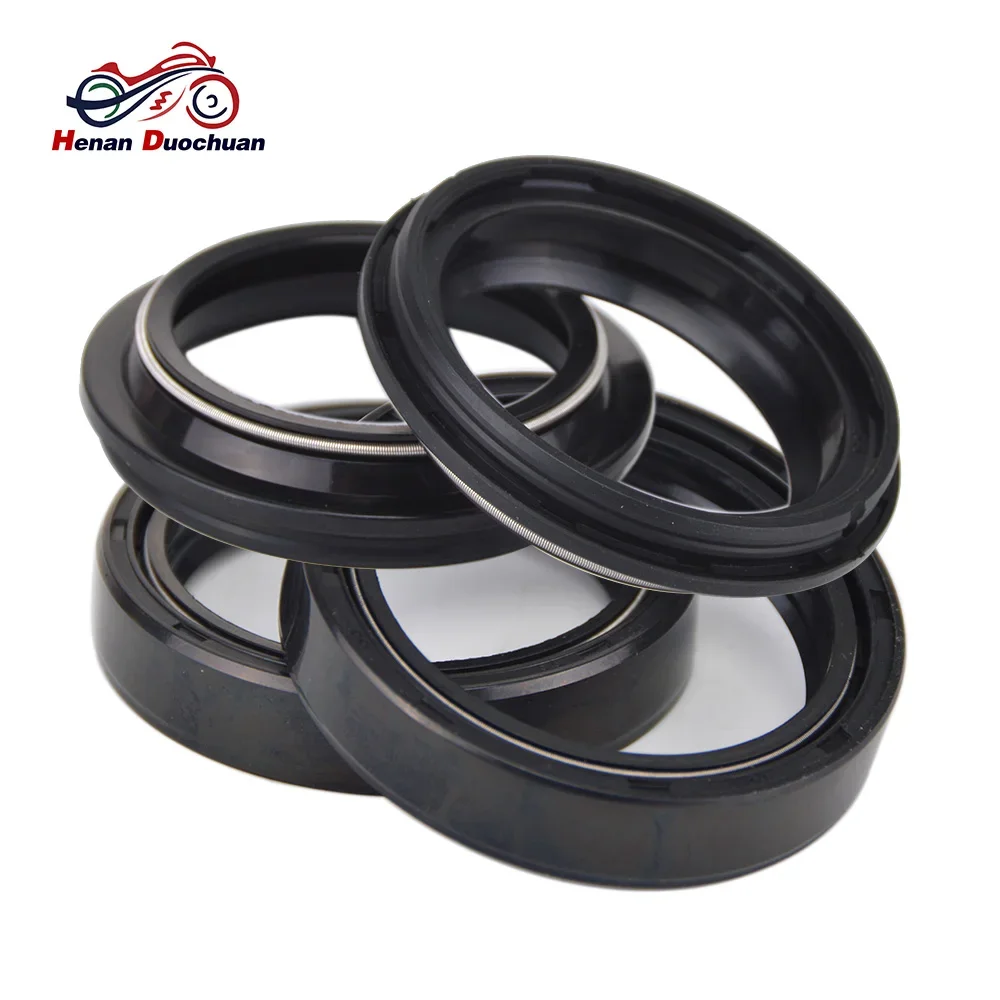 43x55x11 43 55 Motorcycle Front Fork Dust Seal Oil Seal With Spring for Honda CBR1000RR Yamaha FZS1000 FZS 1000 FZ1 FZ6 MT01 R1