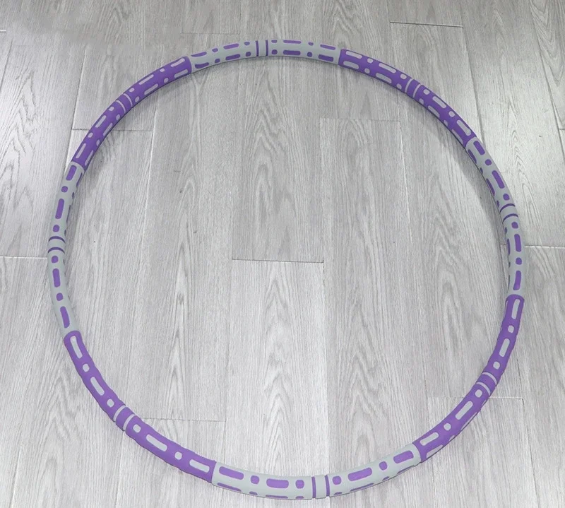 Spot Goods Detachable Sponge 8 Sections Hula Fitness Hoop