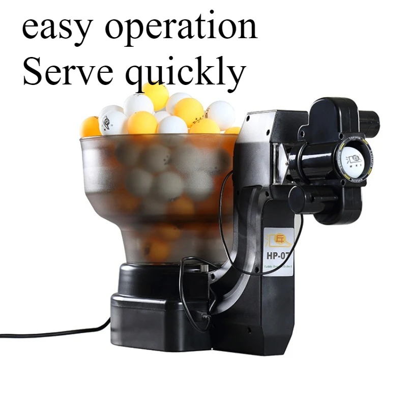 HP-07 Table Tennis Portable Tee Sports Training Device Flat Launcher for Gymnasium Ideal for Table Tennis Practice