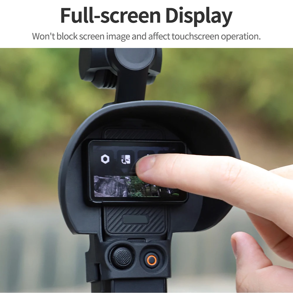 Солнцезащитный козырек для DJI Osmo Pocket 3, защита от солнца, антибликовый ЖК-видеомонитор, капюшон, ручной карданный подвес, аксессуары для камеры