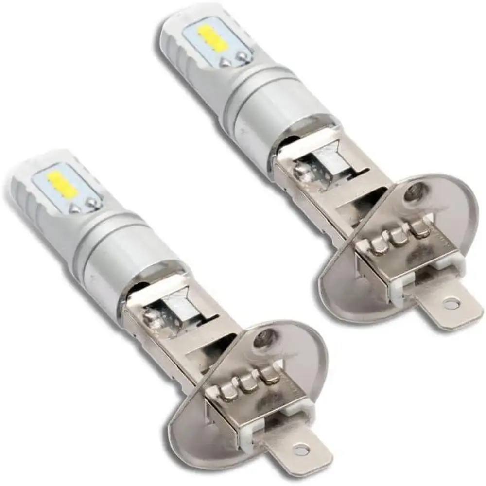 LED Fog Lights 12V-24V White (6500K) H1/H3 for  Auto Vehicles, Trucks, Vans, SUVs, ATVs, and Motorcycles.