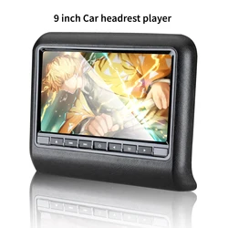 9 Inch Car Seat Back Headrest mp3/mp4 Multimedias Player LCD Display Remote Control Gaming FM Transmitter DVD Player Monitor