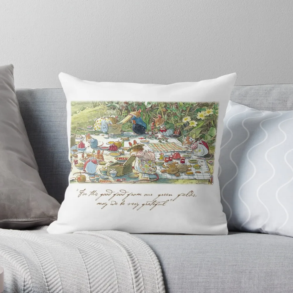 

Picnic time Throw Pillow decorative pillow covers for sofa pillowcases bed cushions