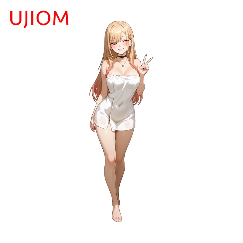 UJIOM Kitagawa Marin Pretty Girl Wall Sticker Premium Attractive Design Waterproof Picture Decal Vinyl DIY Decoration Chambre