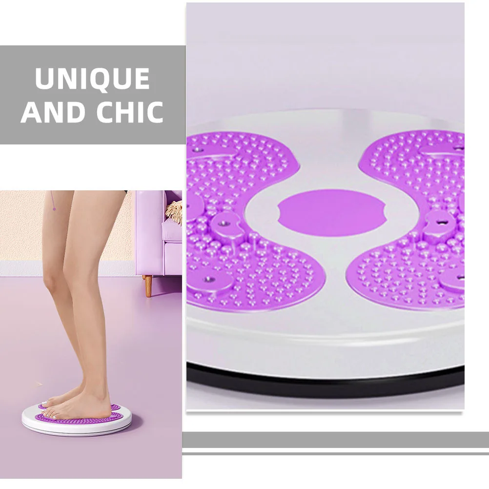 

Twisting Waist Disc Plastic Non-Slip Surface 3D Rotation Intermittent Power Fat Reduction Slimming Machine For Women