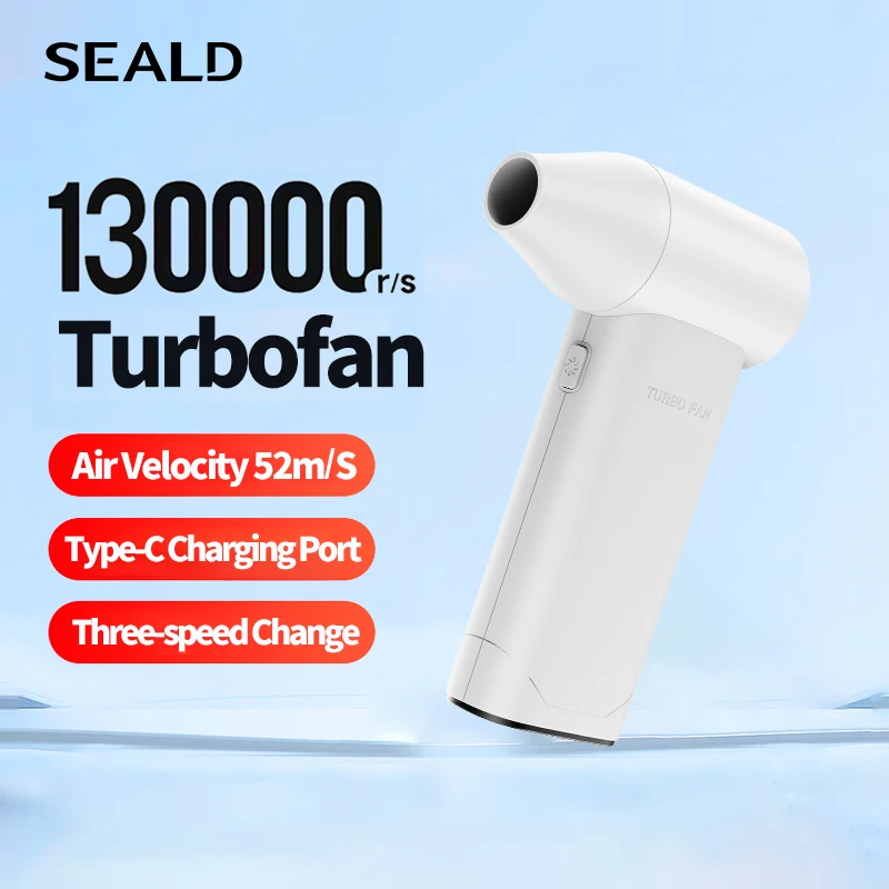 violento mini turbo jet ventilador de ar x5 motor sem escova 130000 rpm super jet seco 200w alta potencia velocidade do vento 52 m s espanador de ar 01