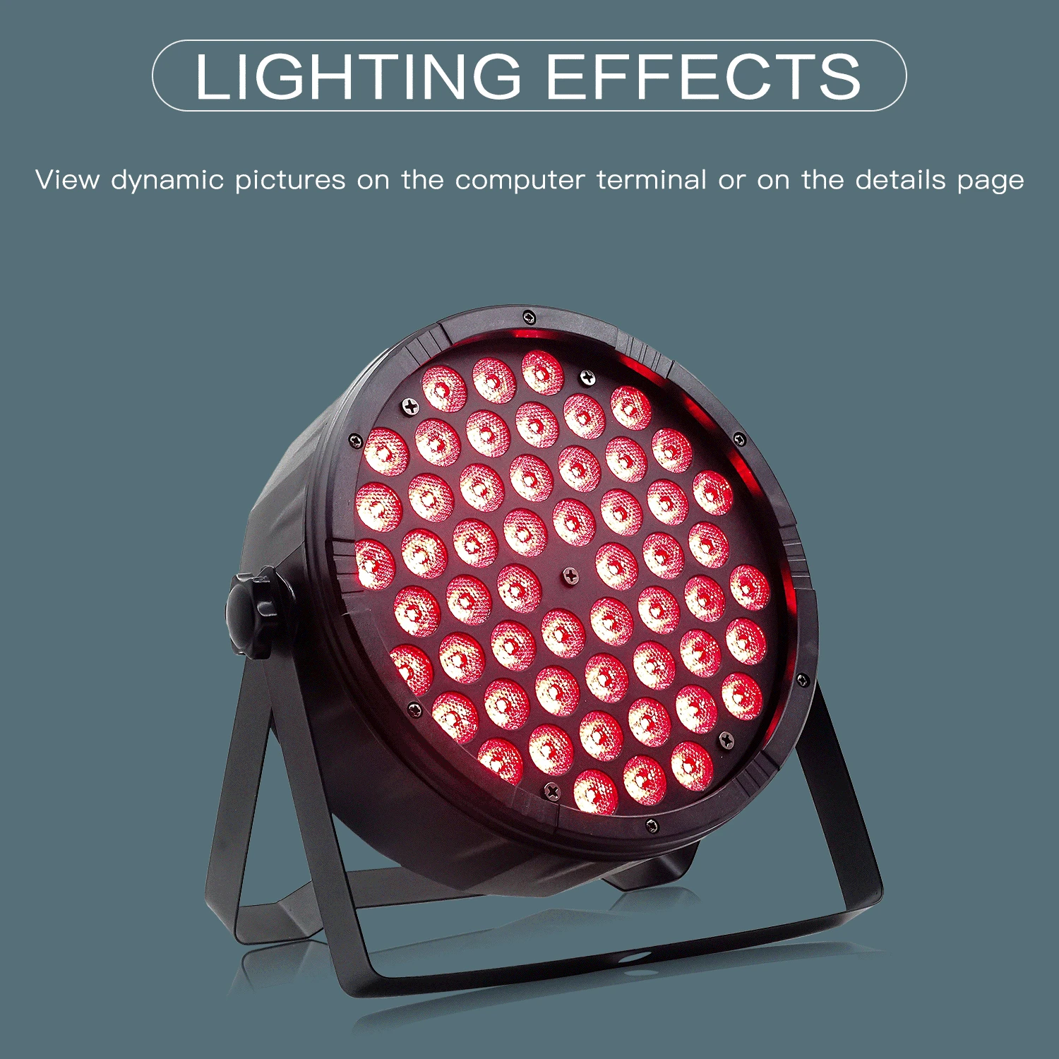 Lumière de Scène à Effet de Contrôleur DMX 512, 54x3W, RVB, 3 en 1