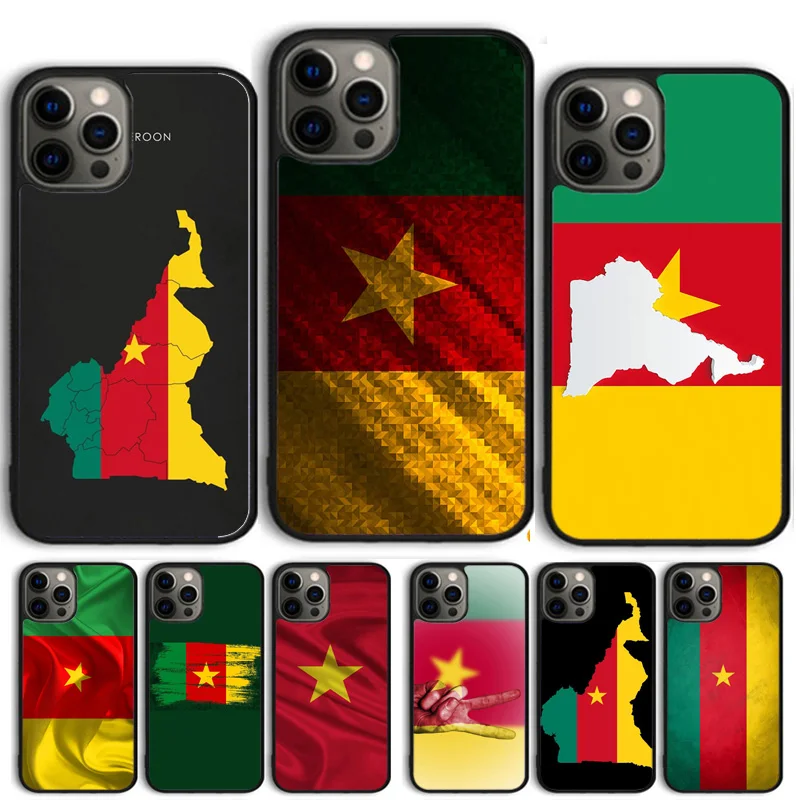 Cameroon National Flag Phone Case Cover For iPhone 15 16 11 13 14 Pro Max 12 mini Plus X XS Max XR Fundas