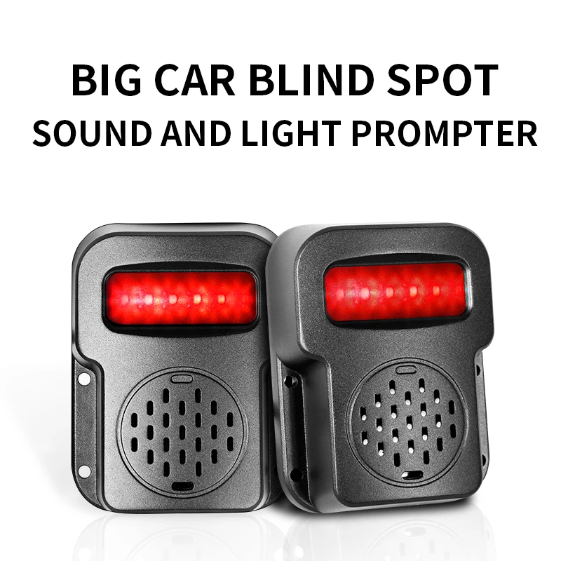 Easy Installation Anti-Shock Truck Blind Warning Light Safety Guard Electric Horn With Light Alarm Multi-functional Prompter