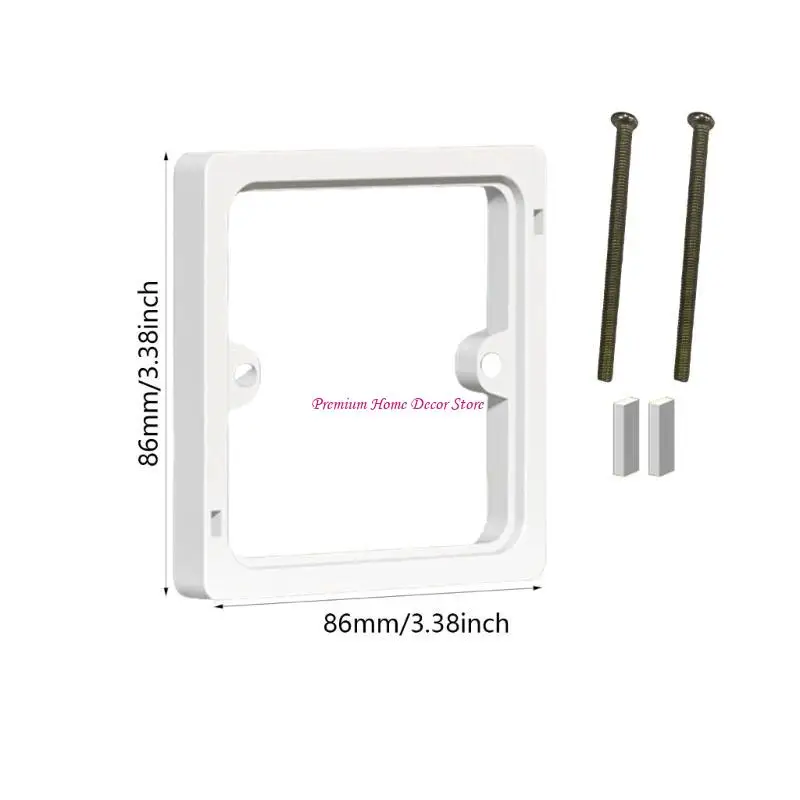 Single Socket Spacer Electrical Outlet Box Extender Single Gang Box Extender JOMD