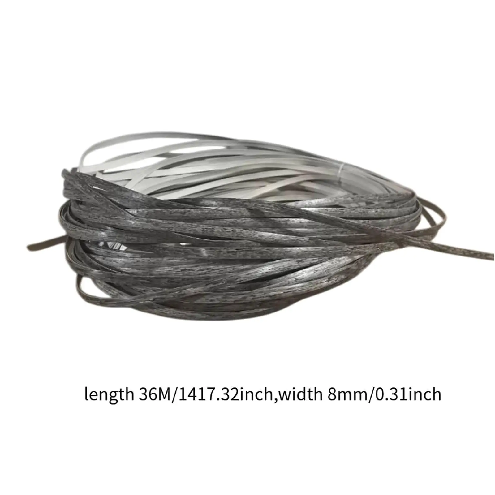 Fake Rattan Furniture Repair Material PP 8mm Wide Multifunctional Wicker Strip for DIY Projects and Basket Making