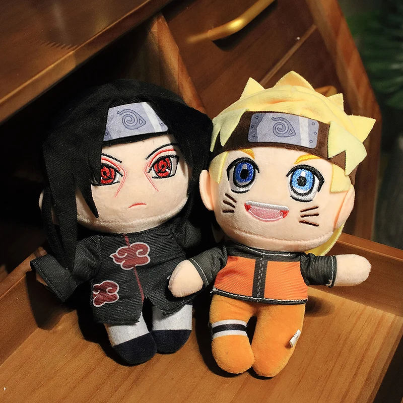 NARUTO Character Plush Doll Sasuke Kakashi Stuffed Toys Japanese Anime Peripheral Retail Claw Machine Doll Room Decor Gift