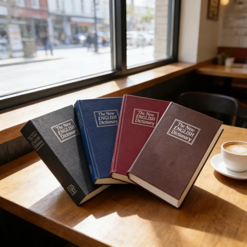 Safe Lock Cash Money Coin Storage Key Locker Kid Security Mini Dictionary Safe Box Book Money Hide Secret Security