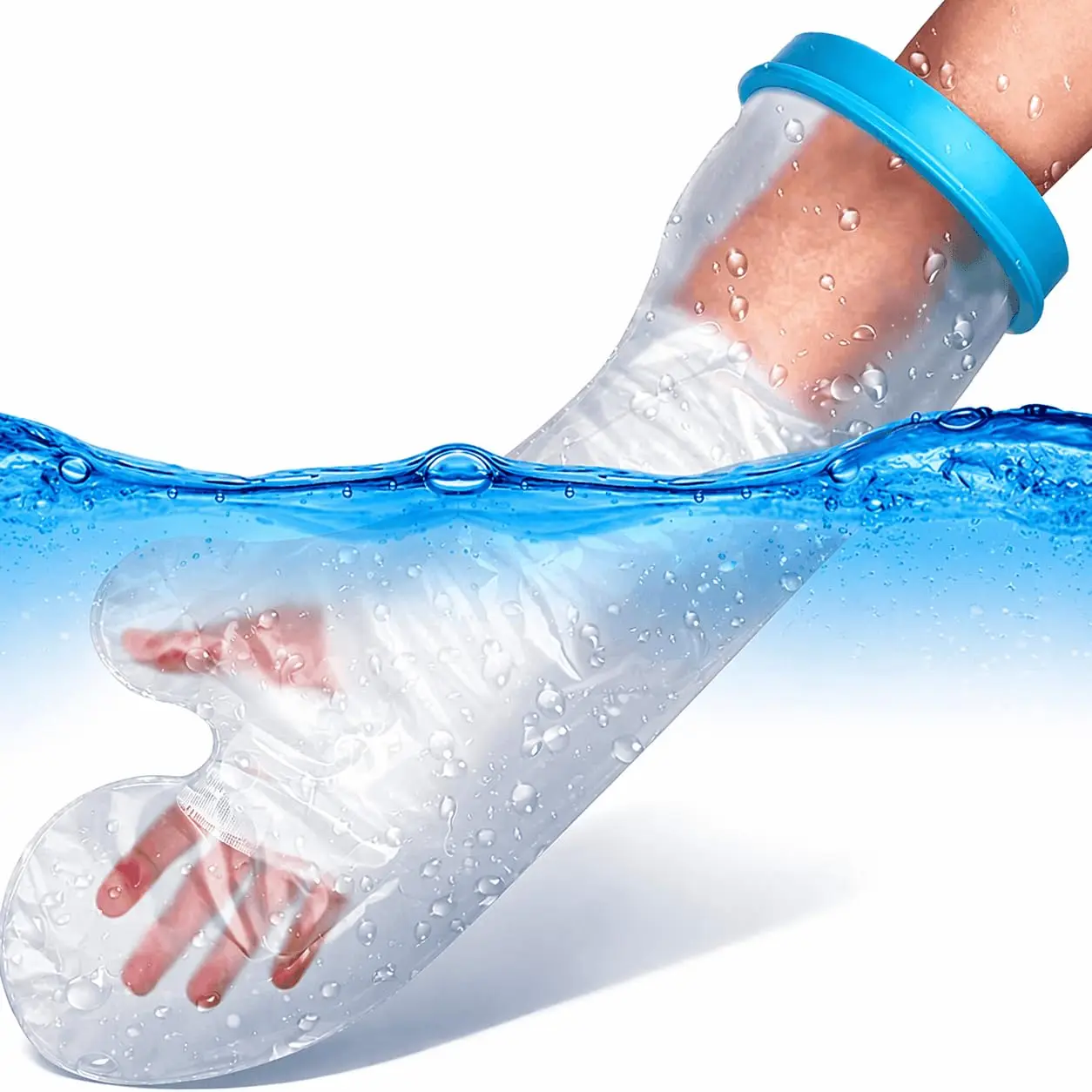 

Waterproof Arm Cast Cover For Shower Reusable Watertight Seal Protector For Broken Wrist Elbow Hand Adult