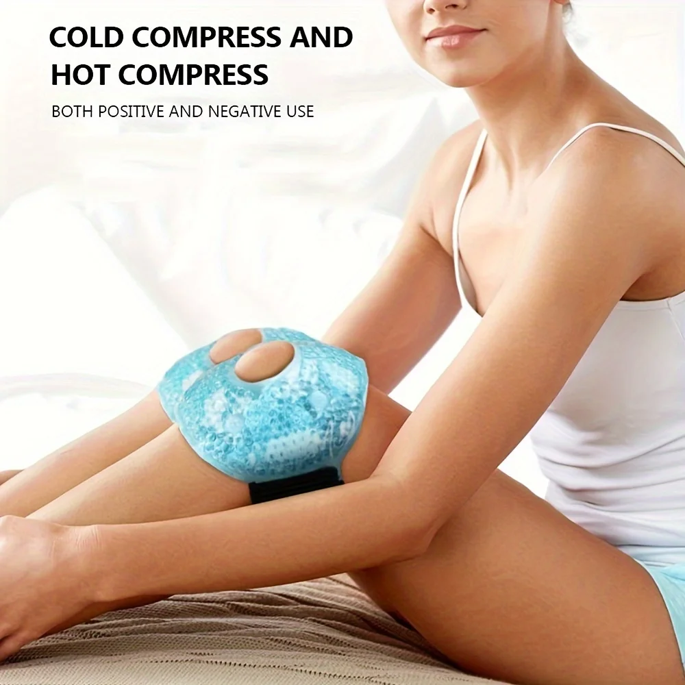 1/2 Stück Hot & Cold Gel Ice Pack Wiederverwendbare Knie-Sport-Eisbehandlungswickel für Knöchel, Kopf, Schultern, Verletzungen, beruhigende, revitalisierende Nutzung – Detail 4