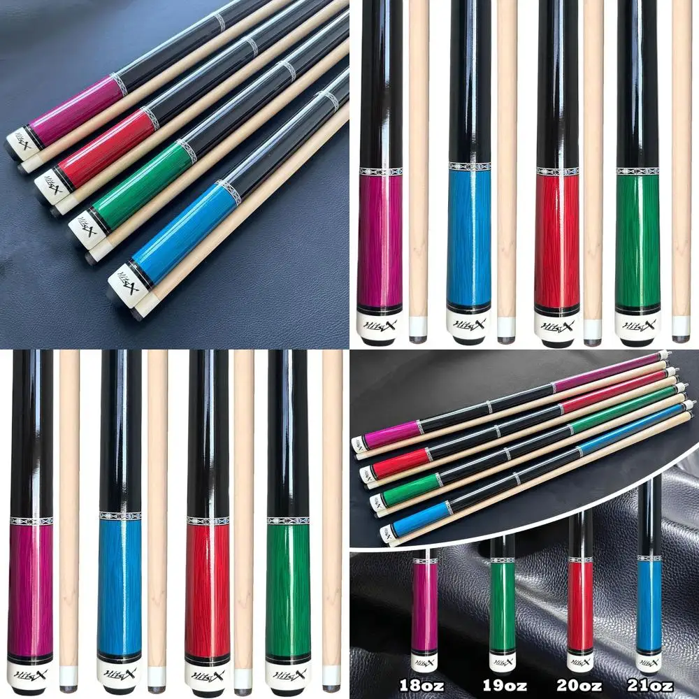 

18oz-21oz Pool Cue Sticks with 1m Tip, 58 Length, Hardwood, Professional Billiard Accessories