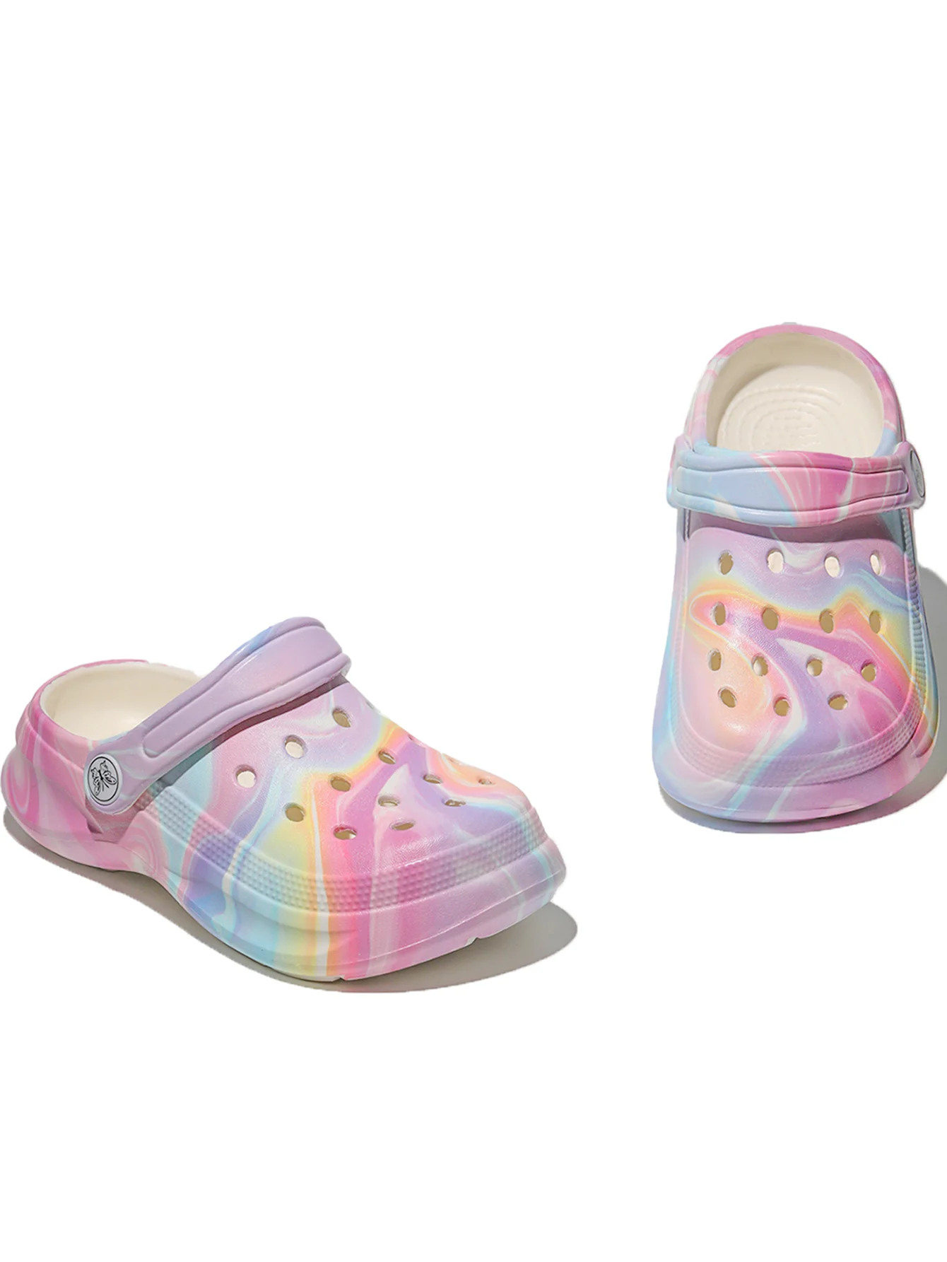 Kinder Slip-On Clogs und Pantoletten - Atmungsaktive, Wasserdichte EVA-Gartenschuhe mit Dekorativer Kette für Strand und Alltag 168 – Detail 4