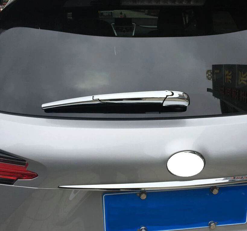 

Для Lexus NX200T NX300H 2015 2016 2017: хромированная накладка на форсунку стеклоочистителя заднего стекла из АБС-пластика, аксессуары для автомобиля, наклейки W4