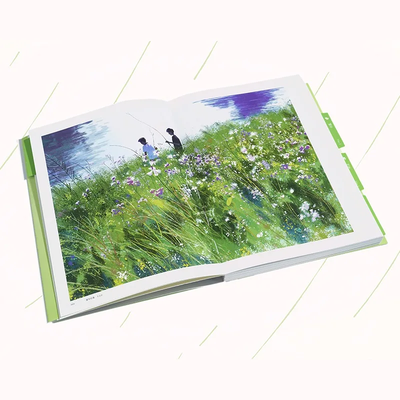 Unforgettable Memories Tyler Tian Artbook Illustrator Personal Portfolio Fresh Healing Warm Living Through The Four Seasons
