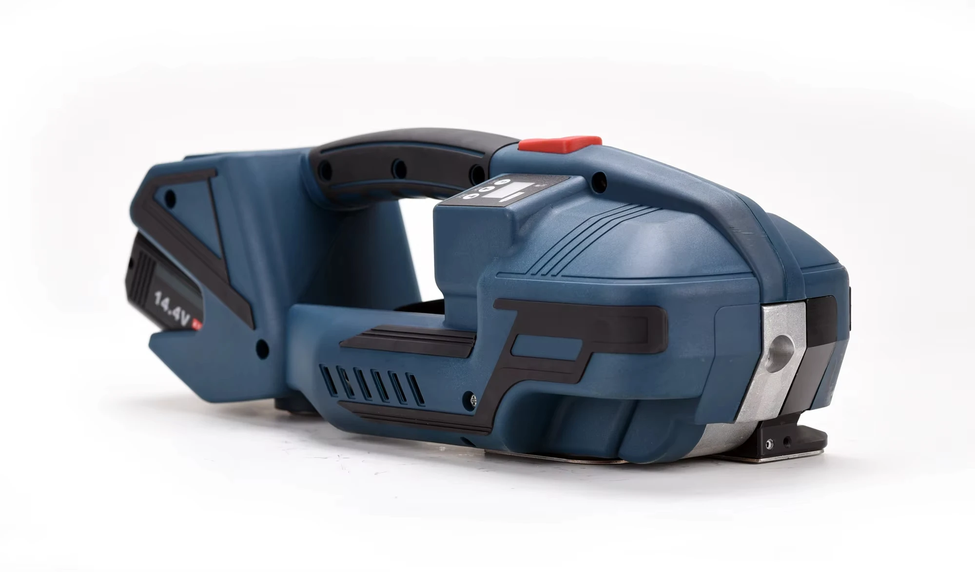 V2 Handheld Automatic Battery Powered Strapping Machine, Suitable for 13-16mm PP & PET Straps, Ideal for Food and Beverage Packa