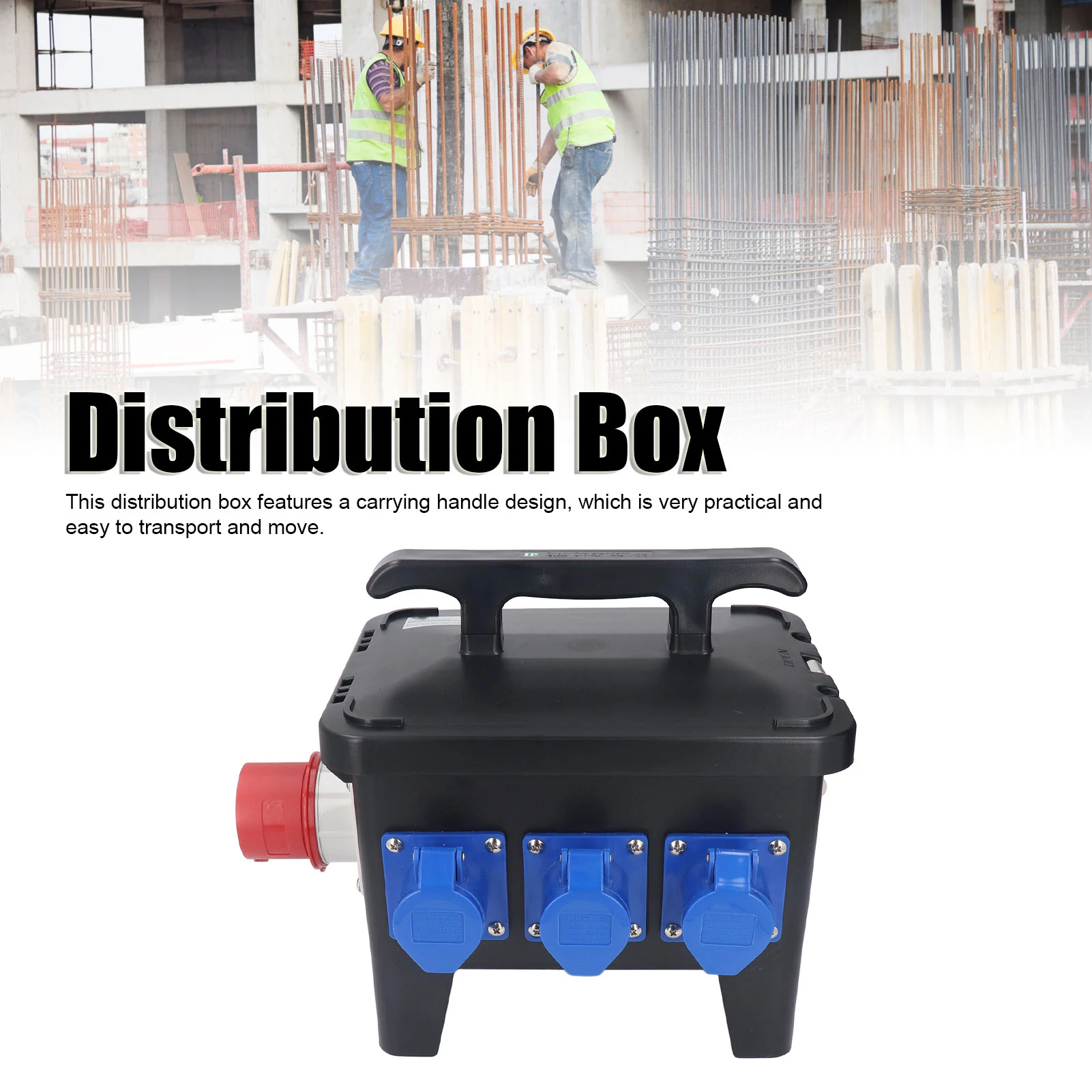 Scatola di protezione di distribuzione Unità di distribuzione dell'energia esterna portatile con protezione dalle perdite RCBO CA 220‐380 V