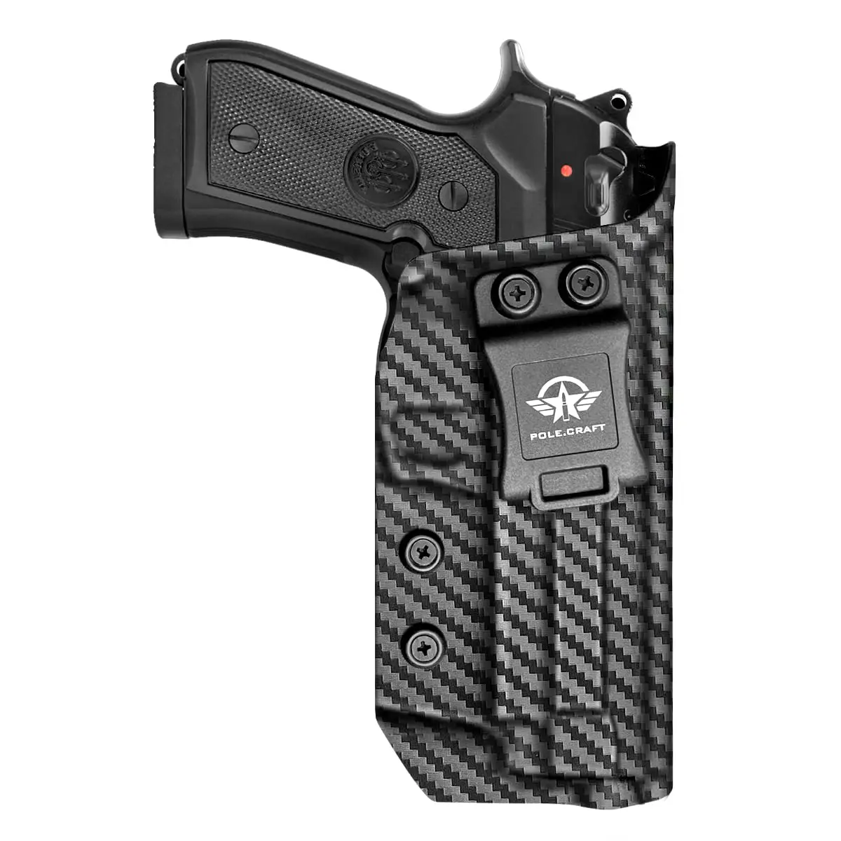 POLE.CRAFT Beretta 92FS 92A1 96A1 Holster Carbon Fiber IWB Kydex Holster for Beretta 92 A1 / 96 A1 / 92 FS Case