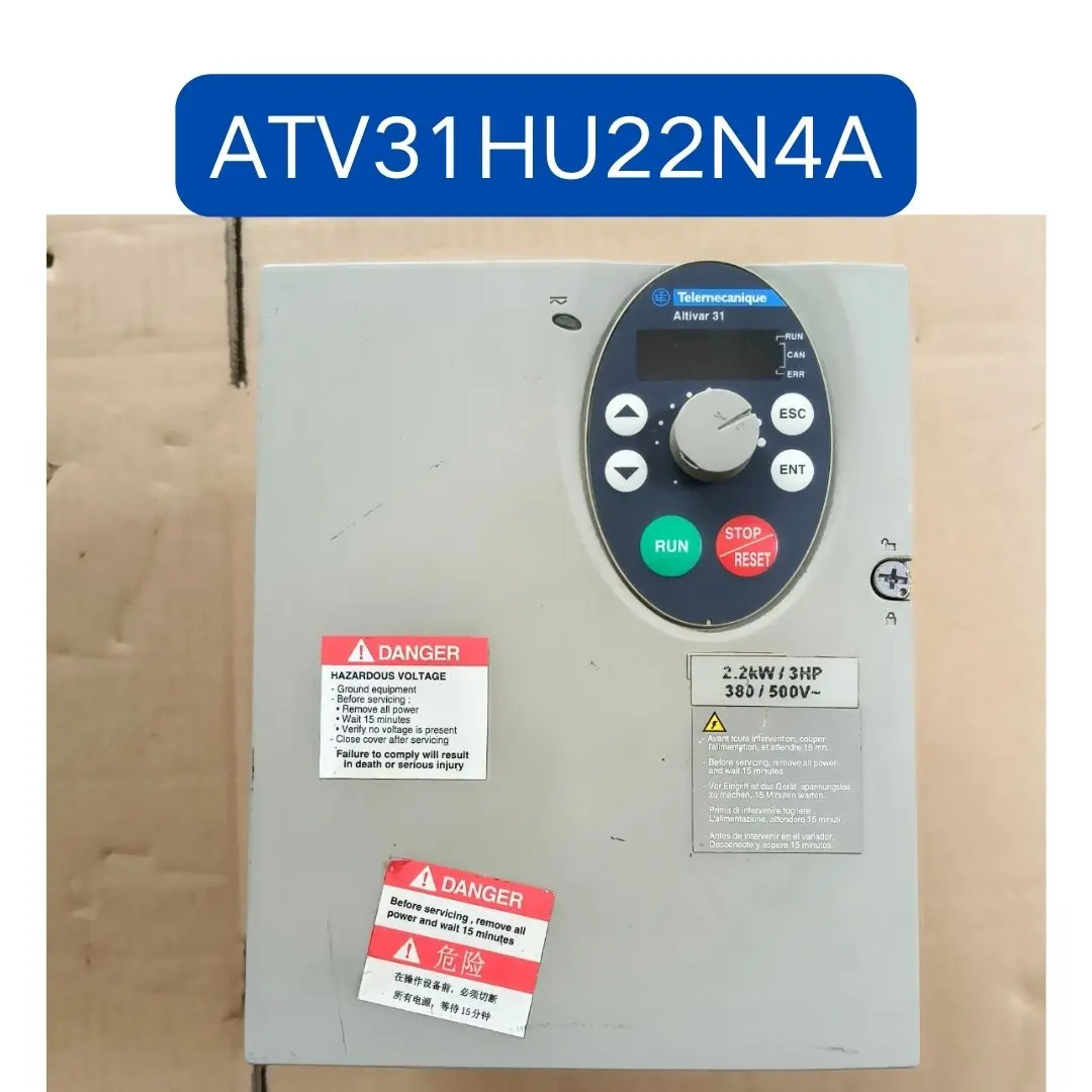 

second-hand ATV31HU22N4A inverter 2.2KW tested ok Fast Shipping