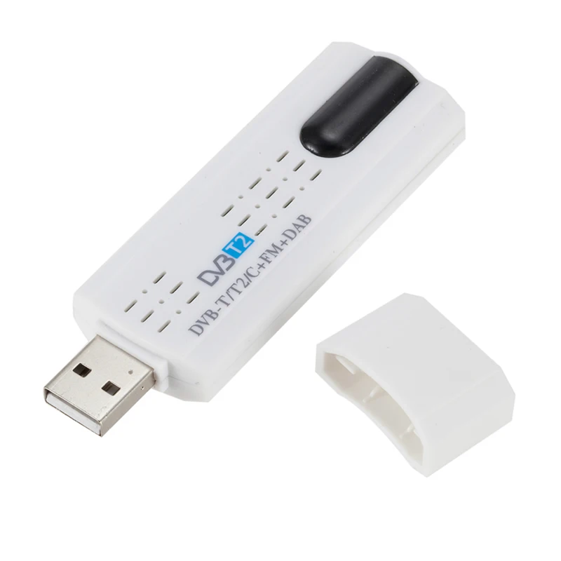 

Digital Antenna USB 2.0 HDTV TV Remote Tuner Recorder Receiver Stick For DVB-T2 DVB-T DVB-C FM DAB Laptop dvb t2 usb tv stick