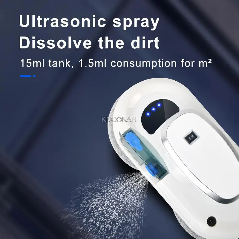 Robot per la pulizia dei vetri con spruzzo d'acqua, macchina per la pulizia dei vetri automatica per la pulizia dei vetri delle finestre