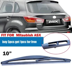 Escobilla de limpiaparabrisas trasero para coche, accesorios híbridos de 10 pulgadas, aptos para mitsush ASX YC102010-ASX, 1 unidad