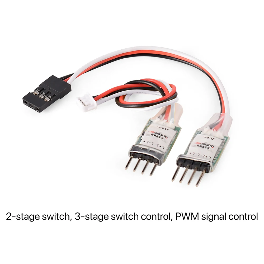 DUMBORC RC Light Controller LED Switch Panel System Turn on/Off 3CH for RC Car Vehicle RC Mini Car Fixed Wing Aircraft Parts