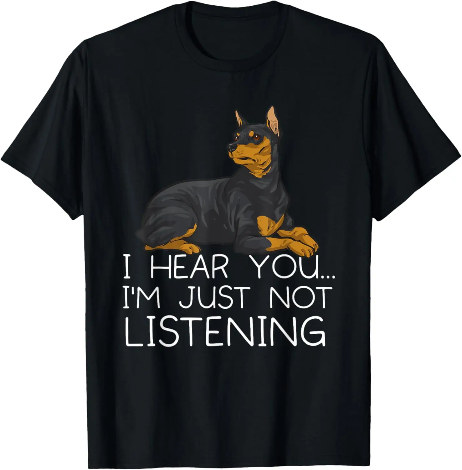 Min Pin Dog Miniature Pinscher T-Shirt