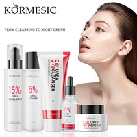 Urea Repair Facial Care Set With Face Cream Cleanser Serum Essence Toner Lotion Beauty For Women Gift Routine Travel Kit
