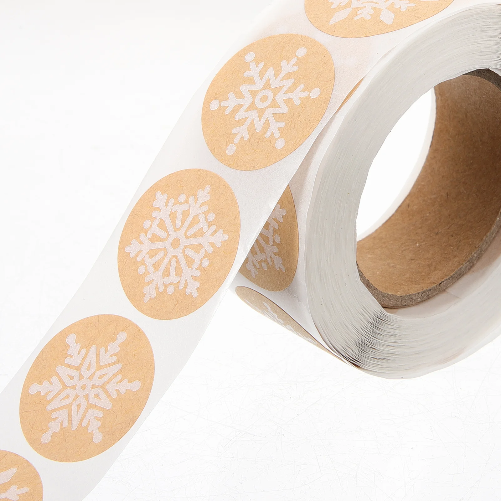 ندفة الثلج ذاتية اللصق عيد الميلاد تسميات لأكياس الحلوى الخبز التعبئة والتغليف Diy بها بنفسك التفاف ديكور عيد الميلاد الشارات ندفة الثلج