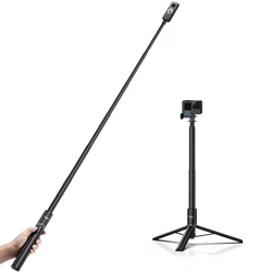 Ulanzi TT52 1.5m Selfie Stick Tripod for Insta360 for Gopro 13 12 6-section Extension Pole for Camera Photography Livestreaming